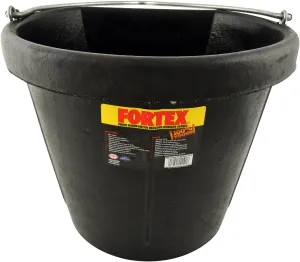 18 Quart Flatback Rubber Bucket