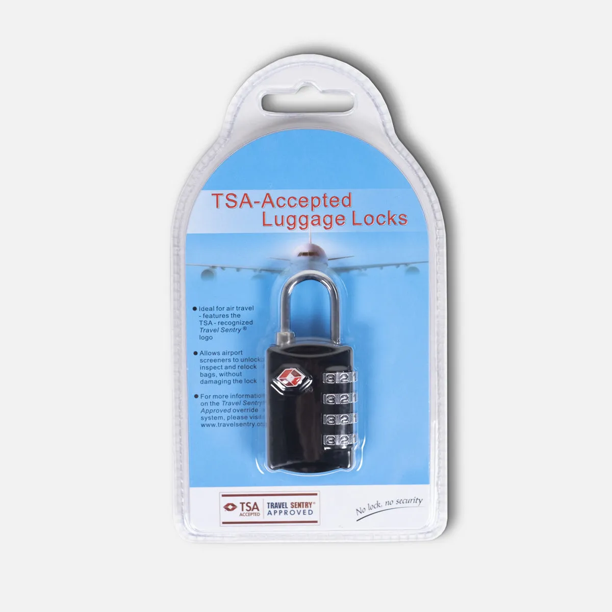 4 Number TSA Padlock