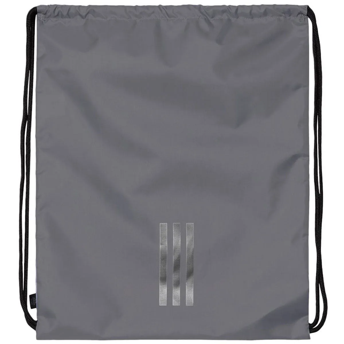 adidas Grey Vertical 3-Stripes Gym Sack