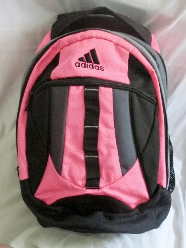 ADIDAS HICKORY BACKPACK Shoulder Rucksack Travel BAG PINK NEON BLACK Vegan