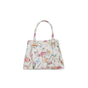 ALDO White Floral Printed 'Anneterial' Small Satchel | Brand new |