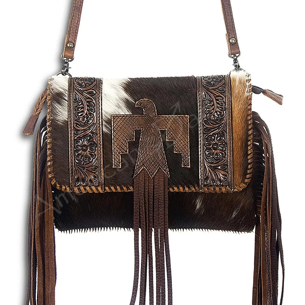 American Darling T-Bird Brown/White Crossbody