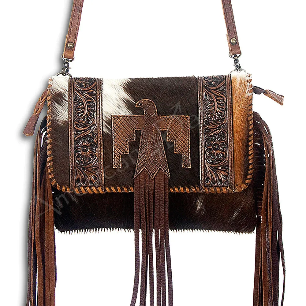 American Darling T-Bird Brown/White Crossbody