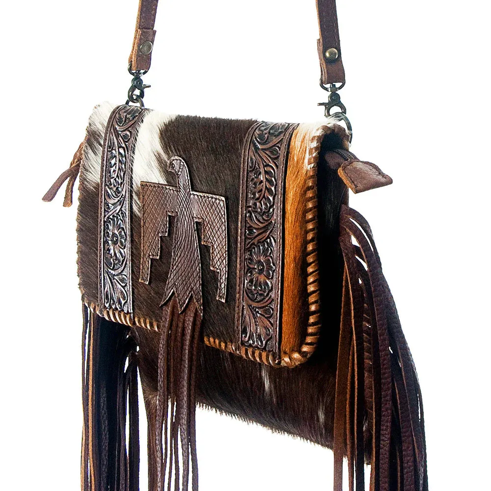 American Darling T-Bird Brown/White Crossbody