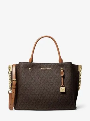 Arielle Large Logo Satchel