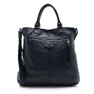 Balenciaga Leather Classic Square Tote - FINAL SALE (SHF-16560)