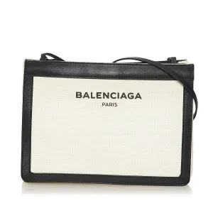 Balenciaga Navy Pochette (SHG-tav1bL)