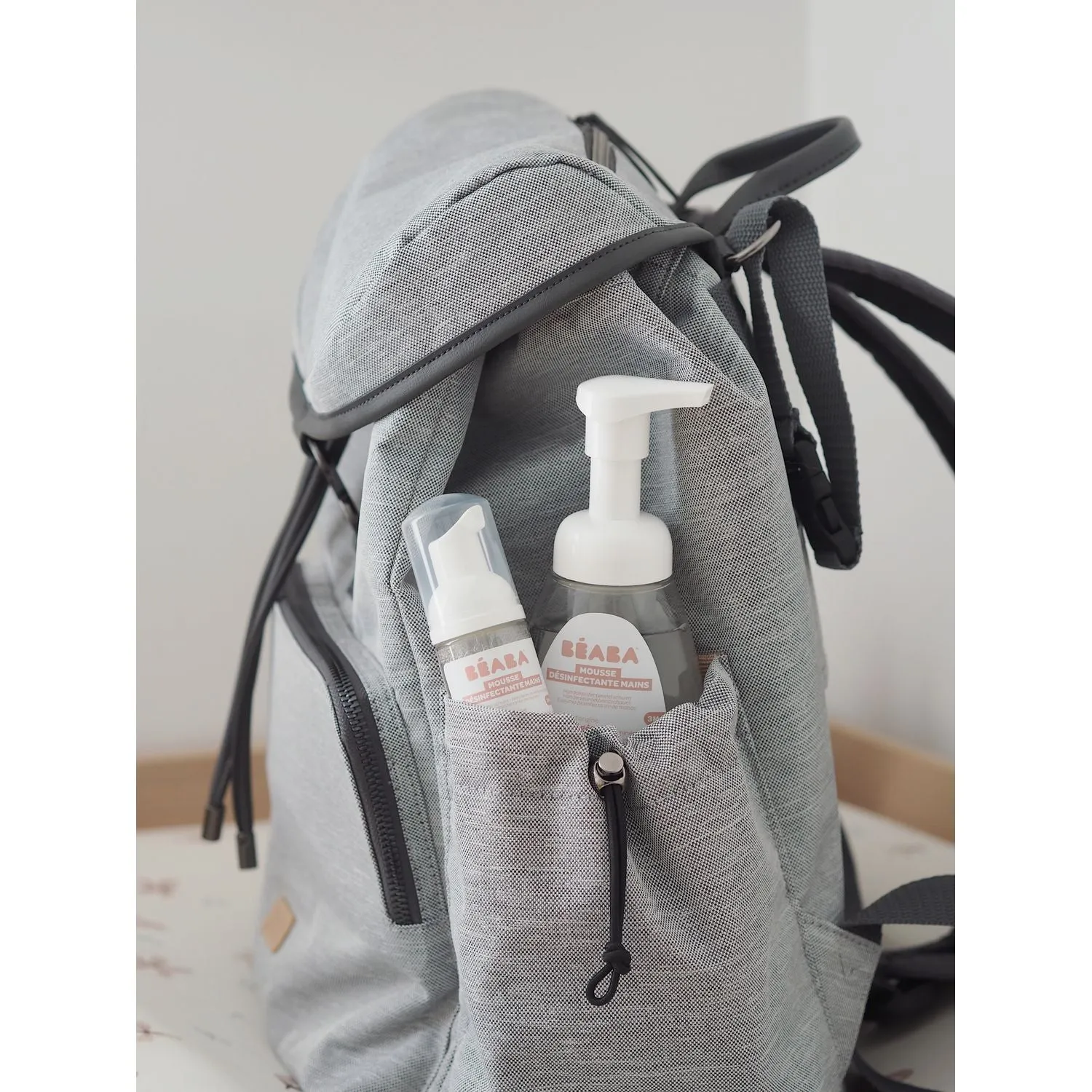 Beaba Vancouver Nappy Backpack - Heather Grey