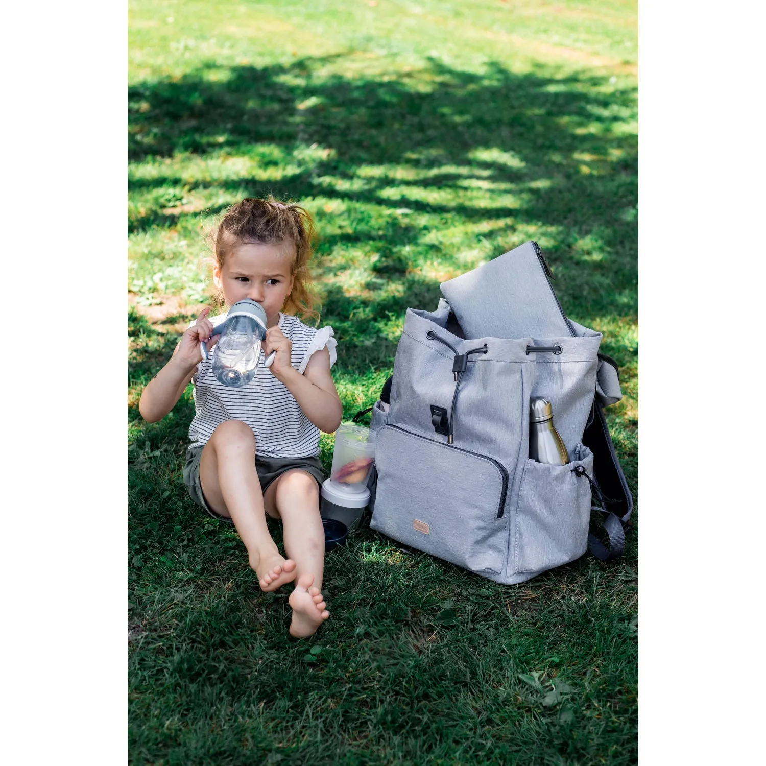 Beaba Vancouver Nappy Backpack - Heather Grey