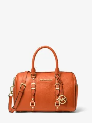 Bedford Legacy Medium Pebbled Leather Duffle Satchel