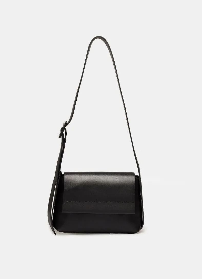 Black Ladies Soft Leather Bag 603