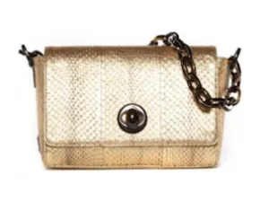 Blumarine - New with Tags Gold Shoulder Bag