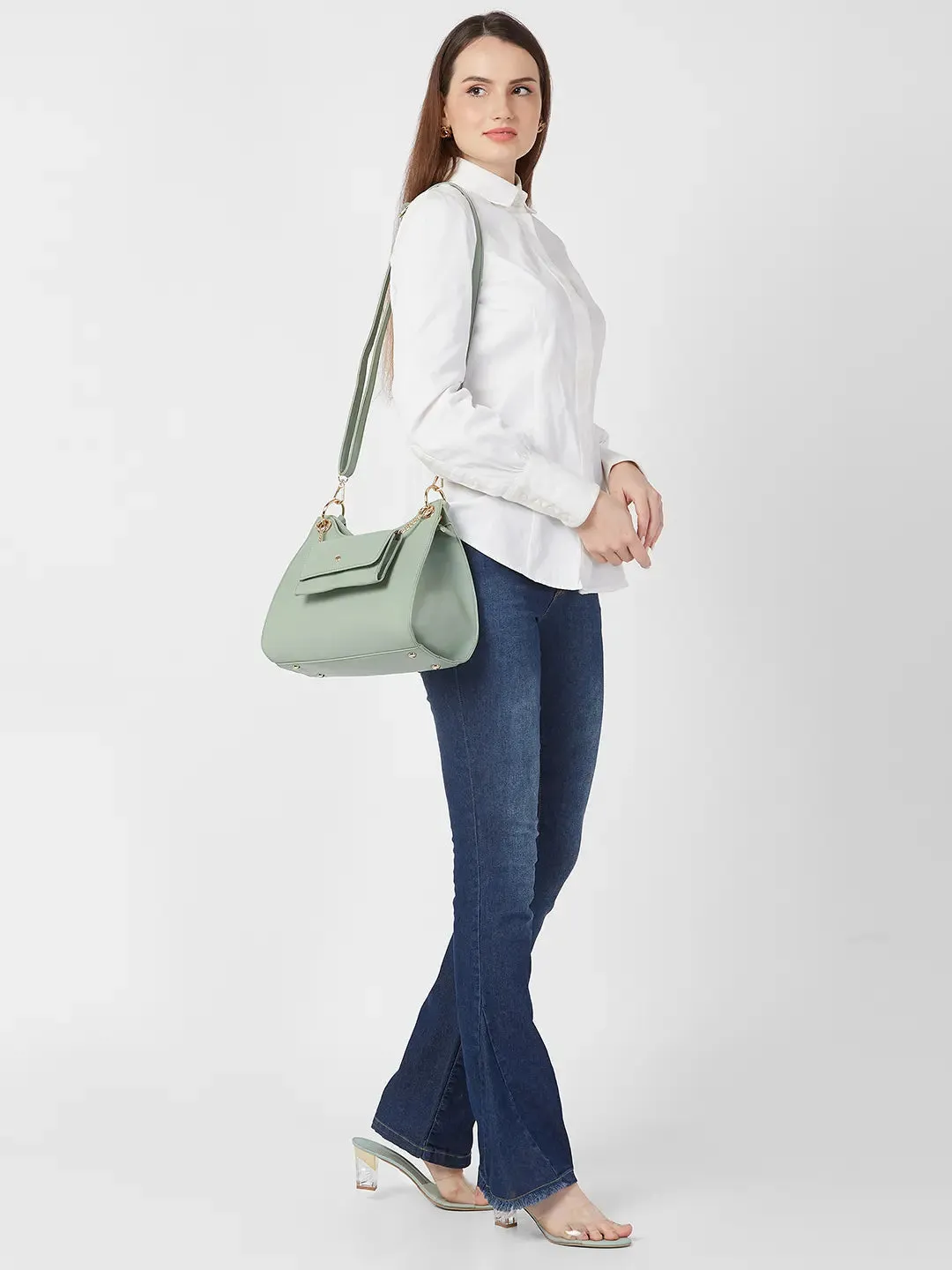 Caprese Capri Satchel Small Mint