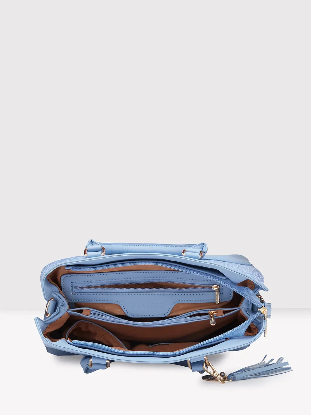 Caprese Cleo Satchel Large Powder Blue