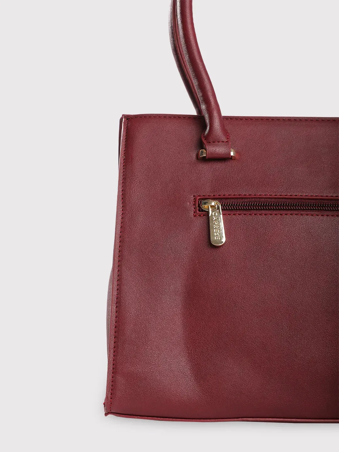 Caprese Dakota Satchel Medium Burgundy