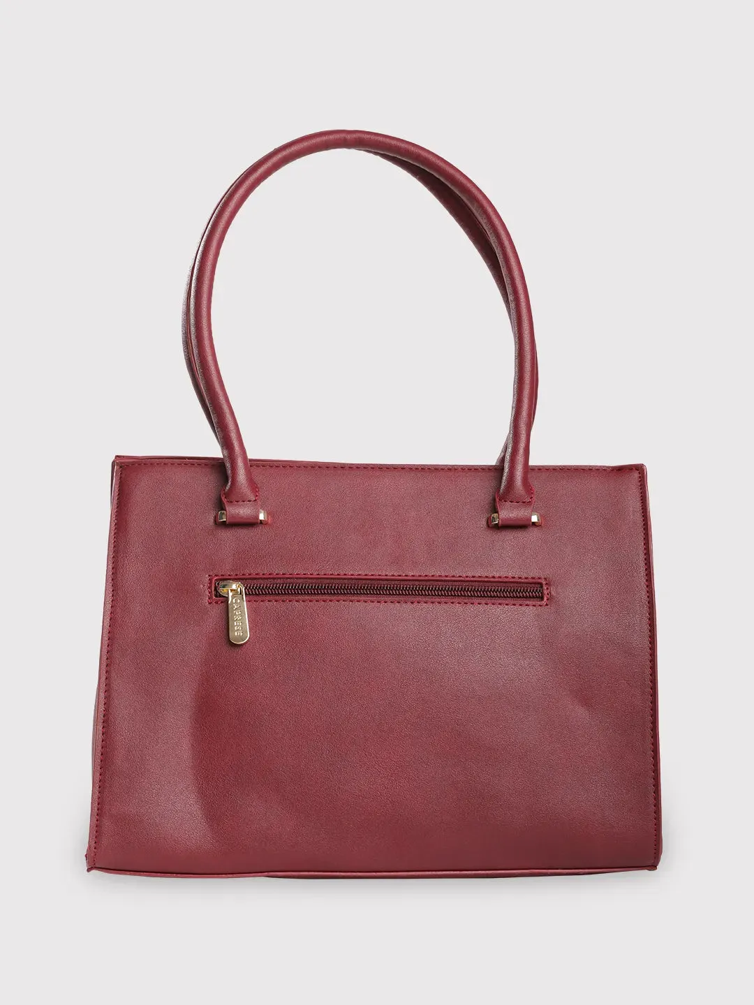 Caprese Dakota Satchel Medium Burgundy