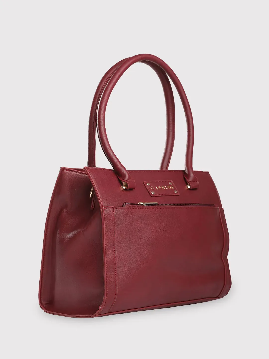 Caprese Dakota Satchel Medium Burgundy