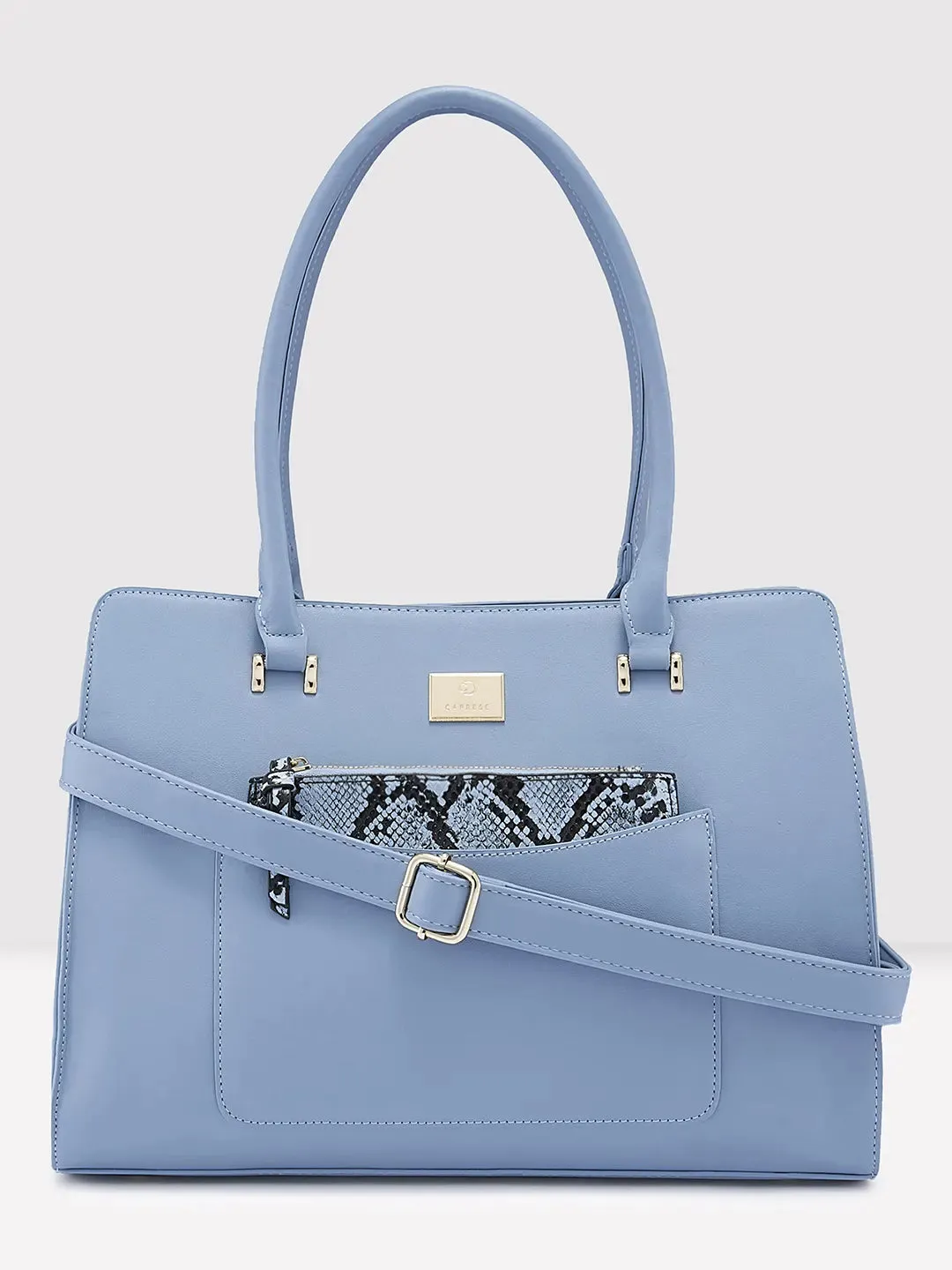 Caprese Ellis Satchel Large Blue