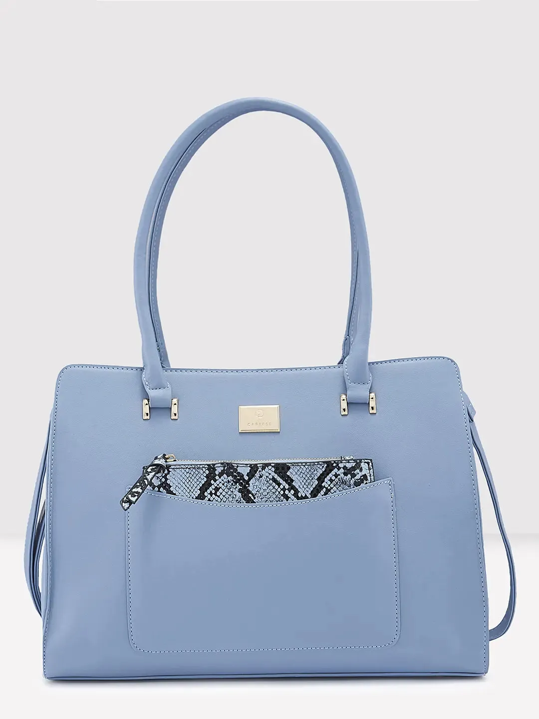 Caprese Ellis Satchel Large Blue