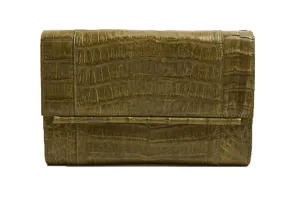 Clara Crocodile Clutch