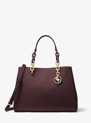 Cynthia Saffiano Leather Satchel