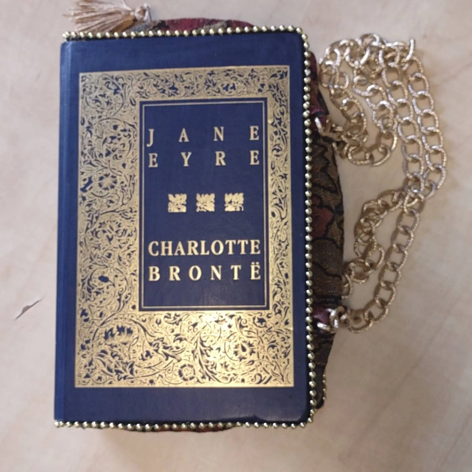 Handmade Pocket Book Handbag Book Cover Purse Jane Eyre Charlotte Bronte