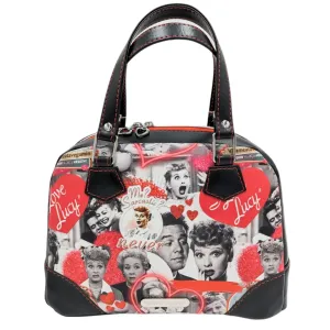 I Love Lucy - Black HYD Bowler Bag