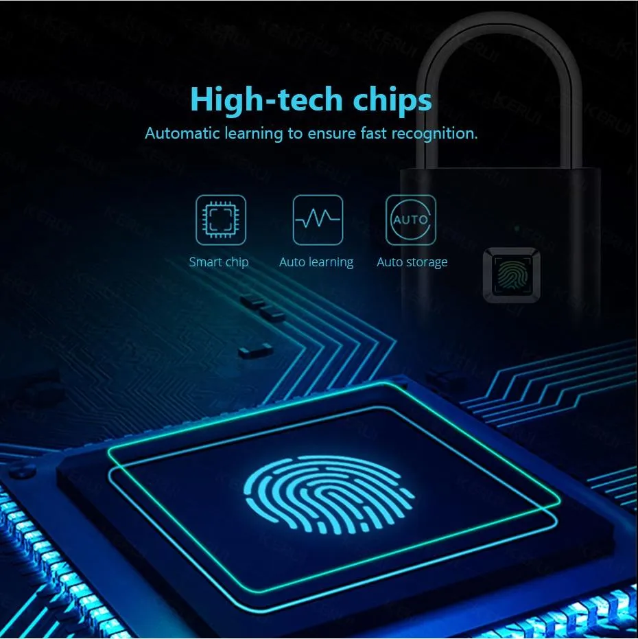 Keyless USB Charging Fingerprint Lock