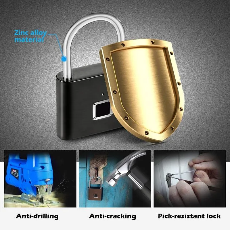 Keyless USB Charging Fingerprint Lock