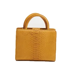 Penny Python Bag Yellow