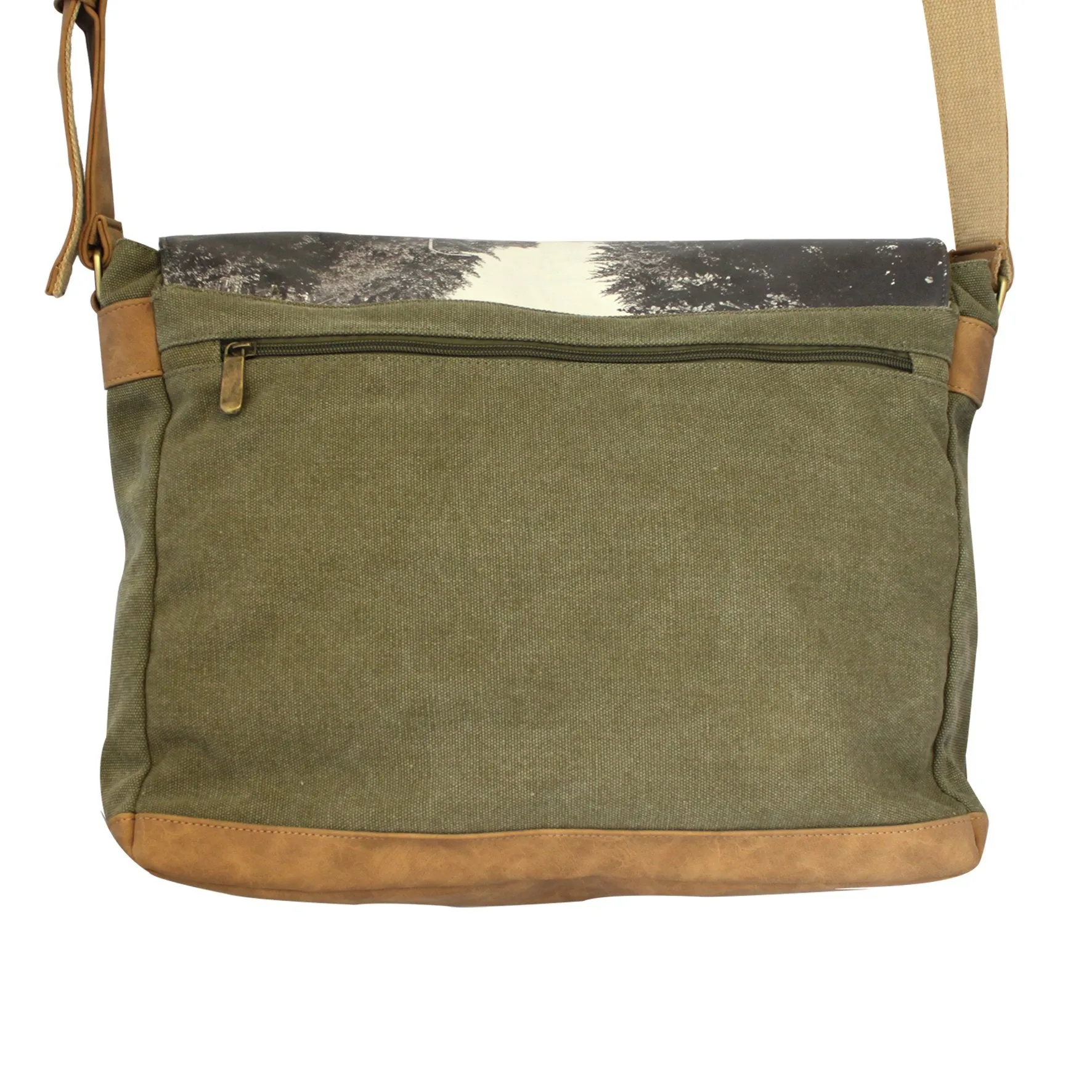 The Beatles Abbey Road Green Satchel