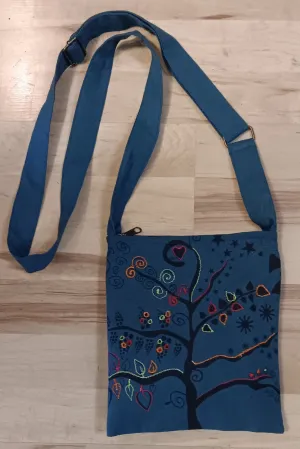 Tree of Life Purse ~ Teal