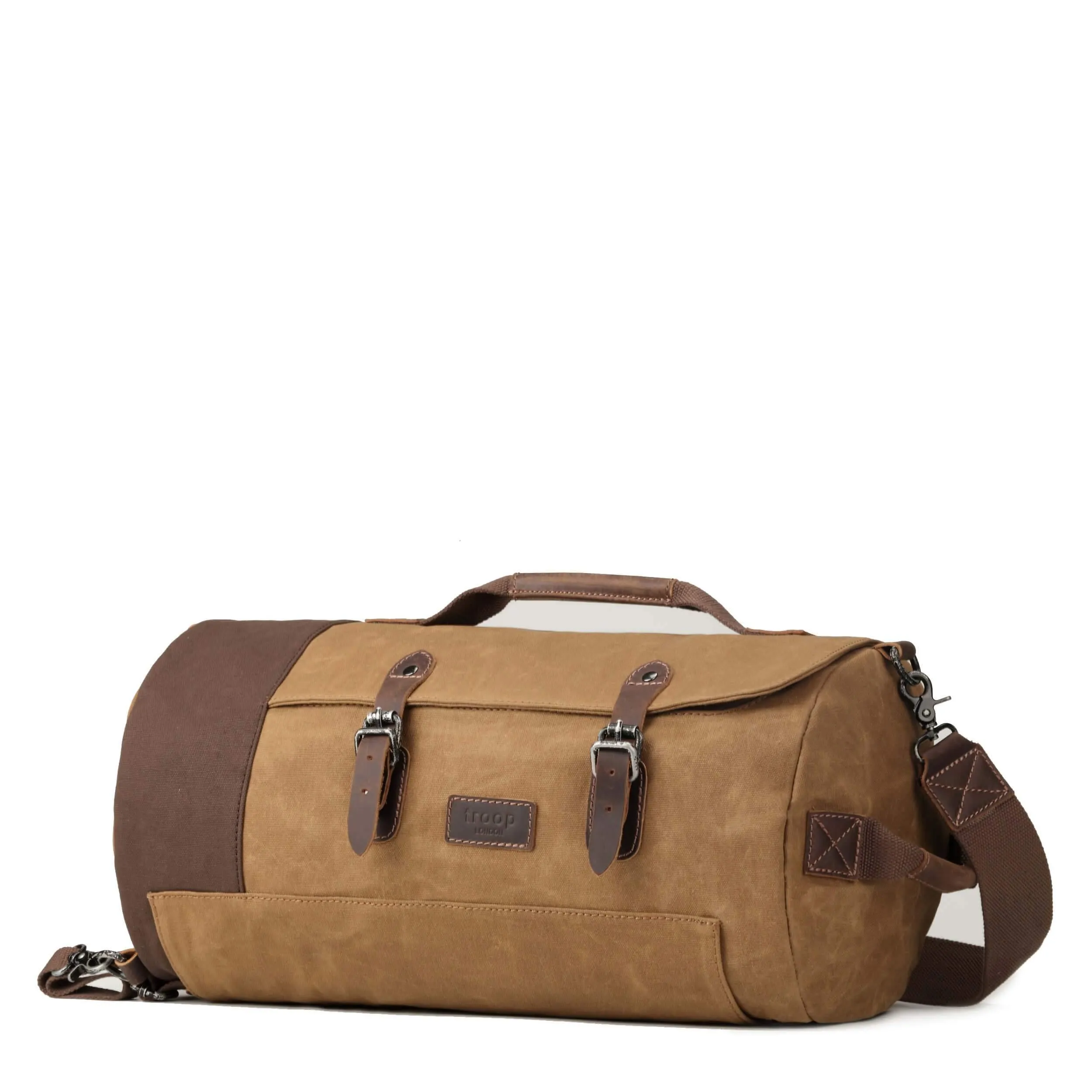 Unisex Canvas Duffel Backpack | Travel Laptop Bag Crossbody Holdall