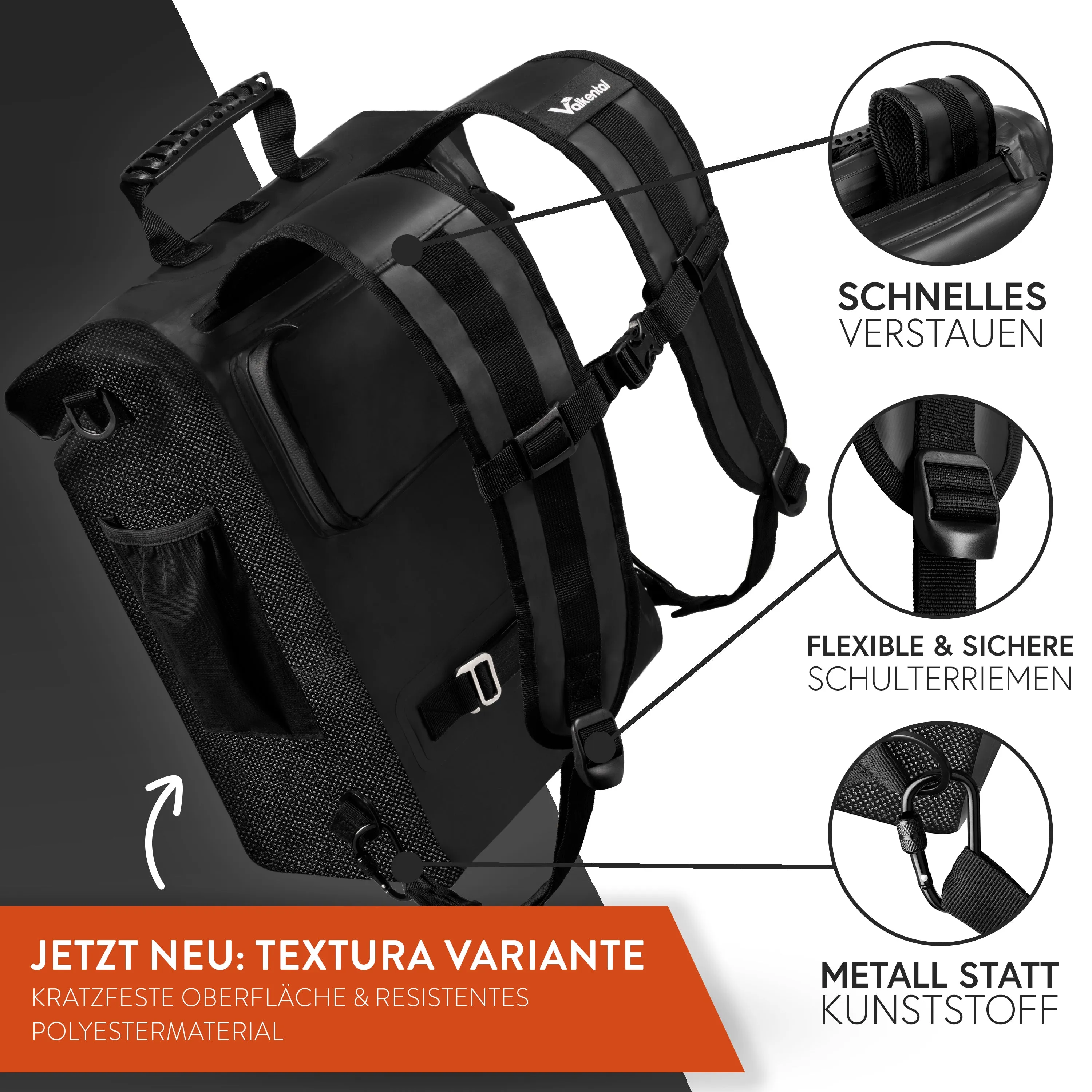 ValkOne 3in1 Fahrradtasche - perfekt für deinen Alltag!