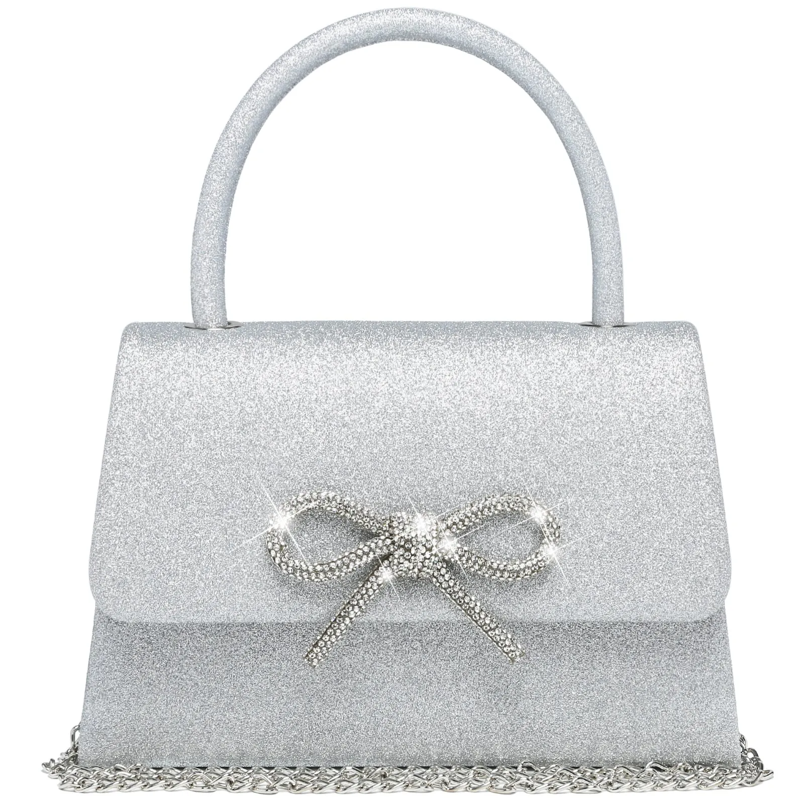 Women's Evening Bag Party Wedding Purses Cocktail Prom with Frosted Glittering l Dasein