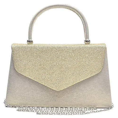 Women's Evening Bag Party Wedding Purses Cocktail Prom with Frosted Glittering l Dasein