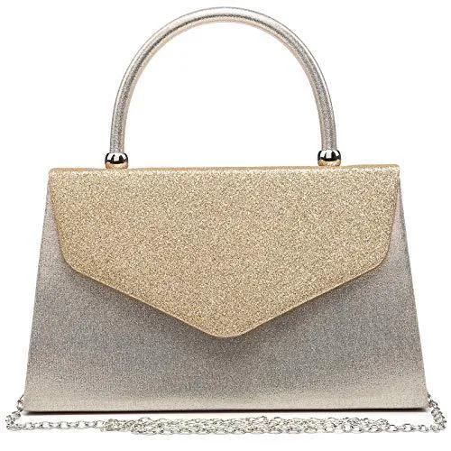 Women's Evening Bag Party Wedding Purses Cocktail Prom with Frosted Glittering l Dasein